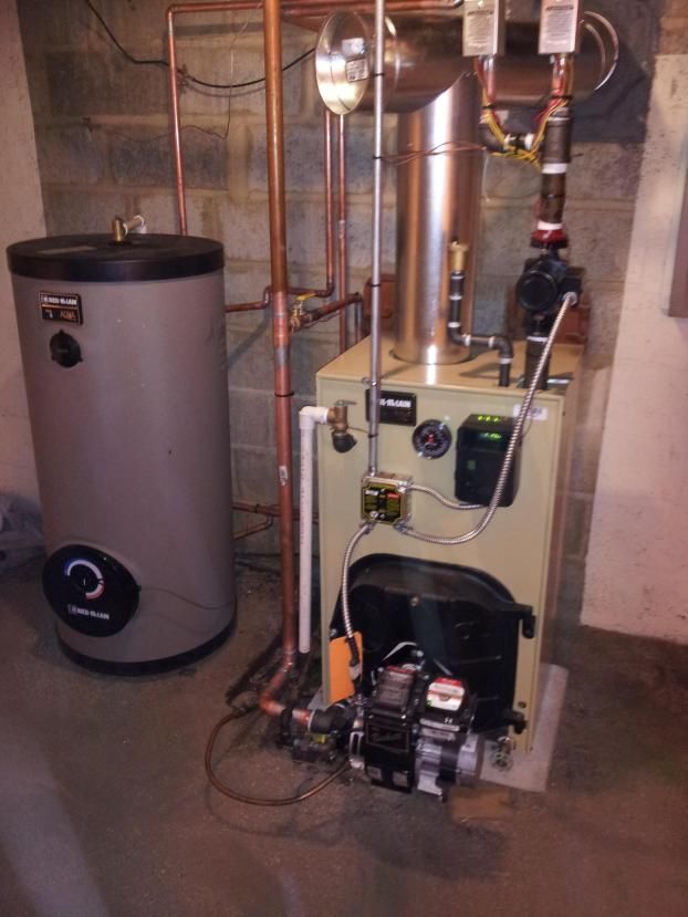 A recent boiler installations job in the  area
